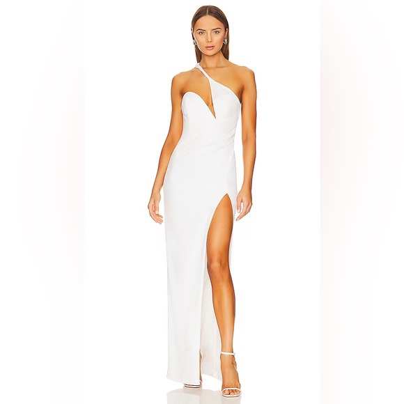 Katie May white Brittany gown in silver duster ivory - Picture 4 of 10